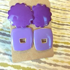 Vintage Purple earring set